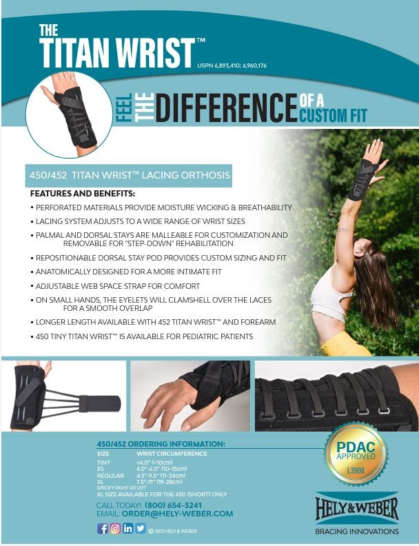 Load image into Gallery viewer, Titan™ Wrist &amp; Forearm Lacing Orthosis
