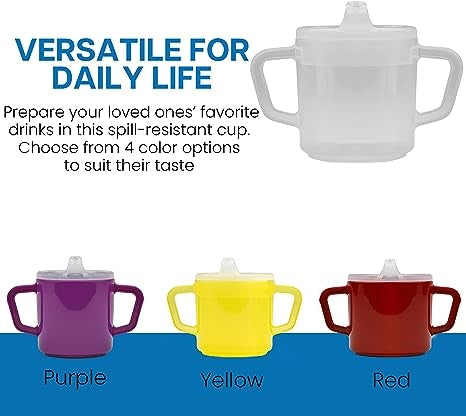 Load image into Gallery viewer, Providence Spillproof Compact 8 oz Adult Sippy Cup w/ 2 Handles
