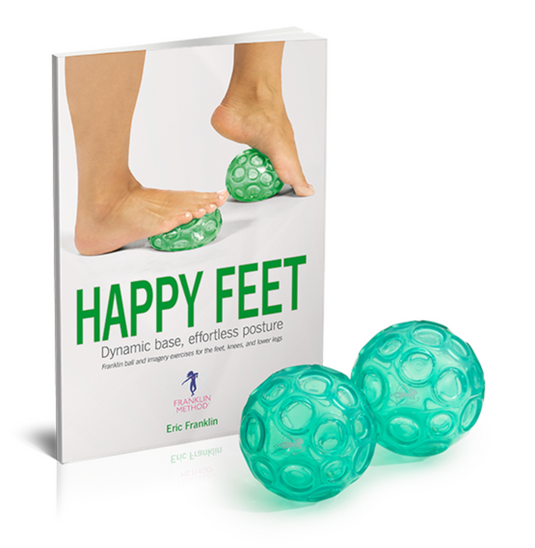 OPTP Textured Franklin Ball Set or Happy Feet Book - Dynamic Base, Posture