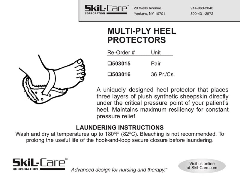 Load image into Gallery viewer, SkiL-Care Multi-Ply Heel Protector, Pair
