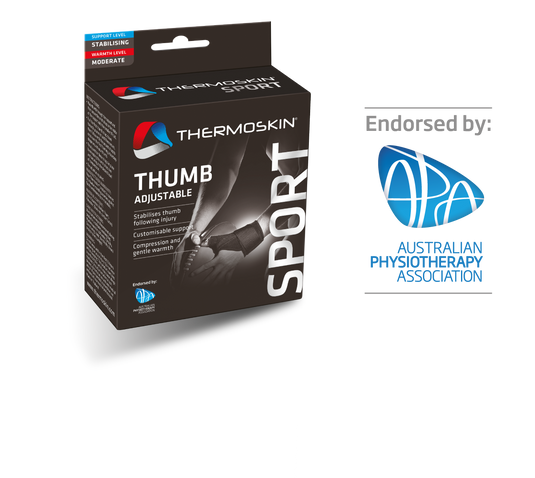 Thermoskin Sports Thumb Adjustable, Black