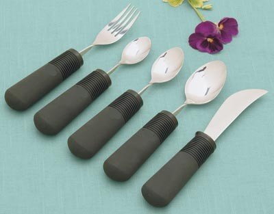 Load image into Gallery viewer, Big-Grip™ Adaptive Eating Utensils - Non-Weighted
