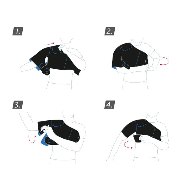 Load image into Gallery viewer, Actimove Shoulder Support Extra Pocket for Optional Hot/Cold Pack
