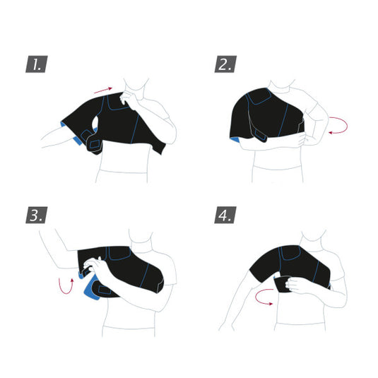 Actimove Shoulder Support Extra Pocket for Optional Hot/Cold Pack