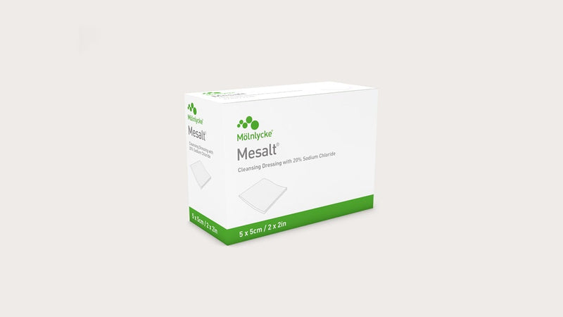 Load image into Gallery viewer, Mölnlycke Mesalt Sodium Chloride Impregnated Dressing
