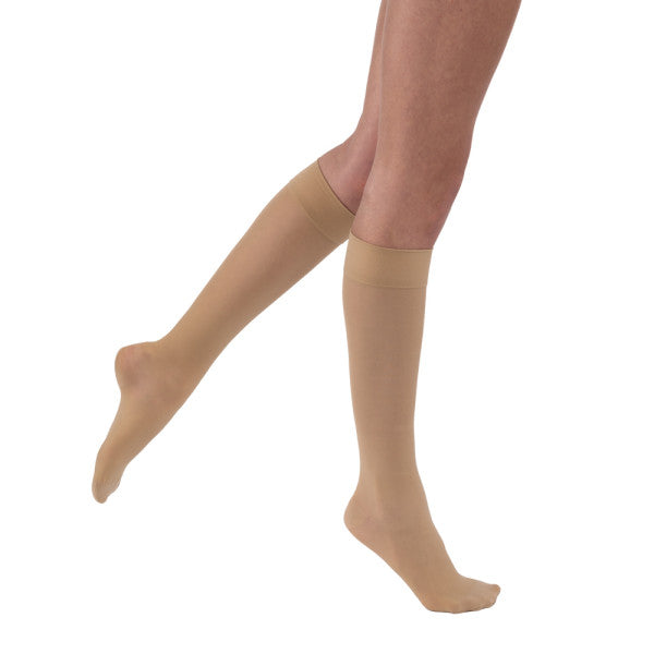 Load image into Gallery viewer, JOBST Women&#39;s Ultrasheer Petite Knee High Classic 15-20 mmHg Closed Toe
