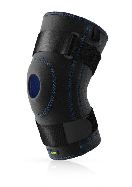 Load image into Gallery viewer, Actimove Knee Stabilizer Adjustable Horseshoe &amp; Stays, Black
