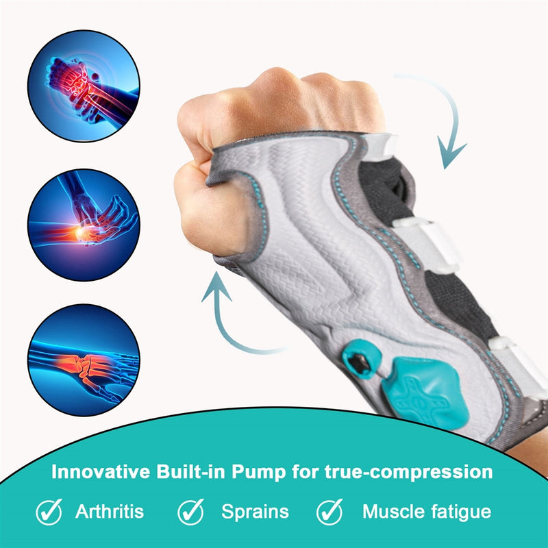 Load image into Gallery viewer, Inflatable Wrist Brace with Built-in Pump
