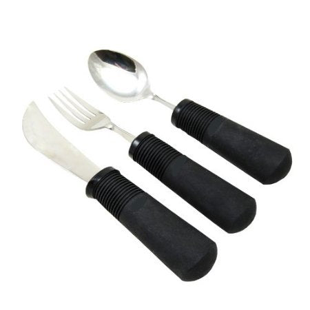 Load image into Gallery viewer, Big-Grip™ Adaptive Eating Utensils - Non-Weighted
