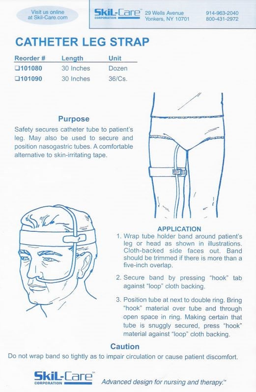 Load image into Gallery viewer, SkiL-Care Catheter Leg Straps (12pk)
