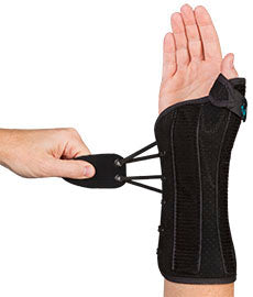 Med Spec Ryno Lacer II - Wrist & Thumb Support - Black