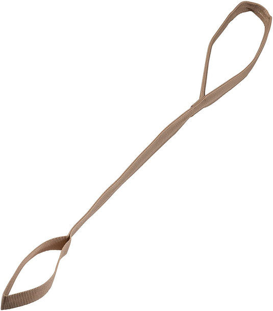 DMI Leg Lifter Strap, 32 Inches, Beige with Foot Loop and Hand Grip, Adult 32in