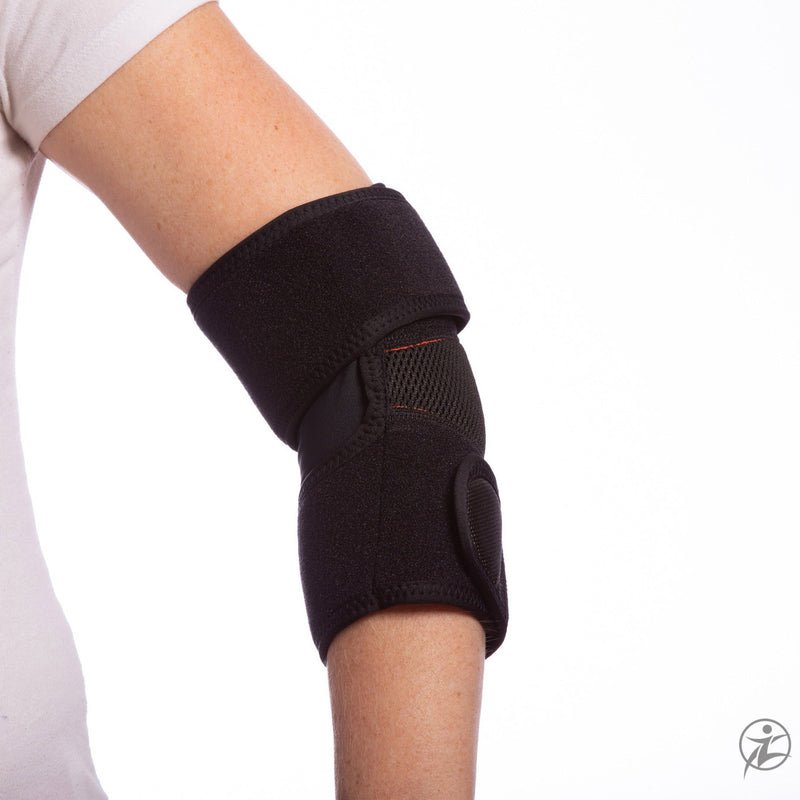 Load image into Gallery viewer, Thermoskin EXO Elbow Wrap, Black, OSFM
