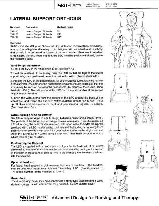 SkiL-Care Lateral Support Orthosis