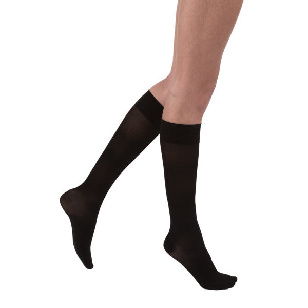 Load image into Gallery viewer, JOBST Women&#39;s Ultrasheer Petite Knee High Classic 15-20 mmHg Closed Toe
