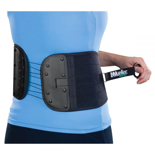 Mueller Adjustable Back and Abdominal Support Black Fits 32