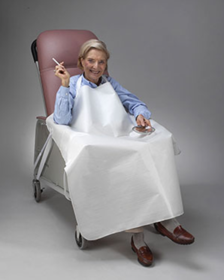 Load image into Gallery viewer, SkiL-Care Smokers Apron for Wheelchair or Geri-Chair
