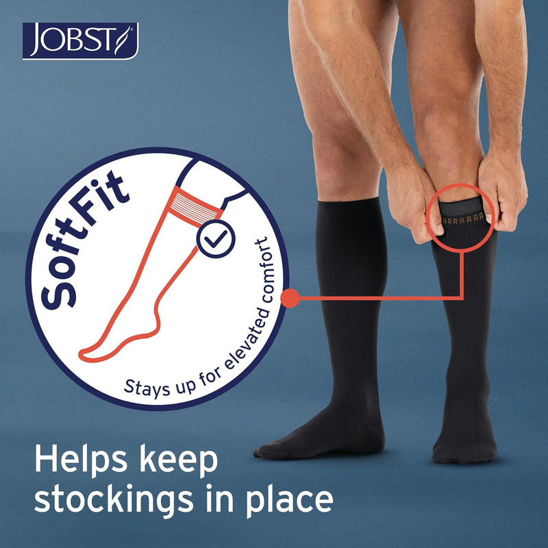 Load image into Gallery viewer, JOBST forMen Knee High 20-30mmHg Closed Toe Softfit
