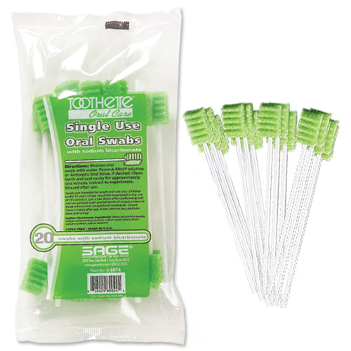 Sage Toothette Plus Swabs - Untreated