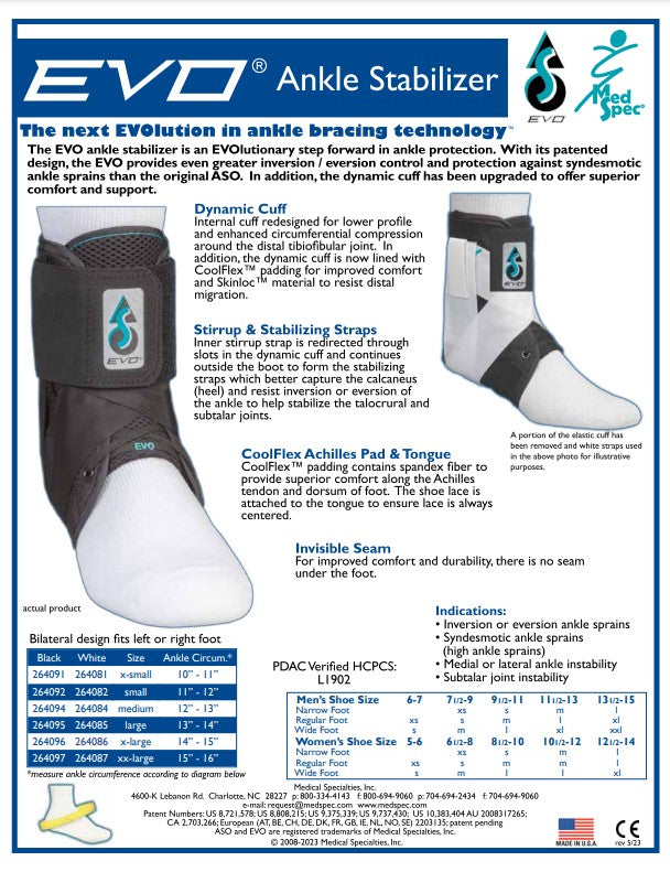 Load image into Gallery viewer, Med Spec EVO® Ankle Stabilizer
