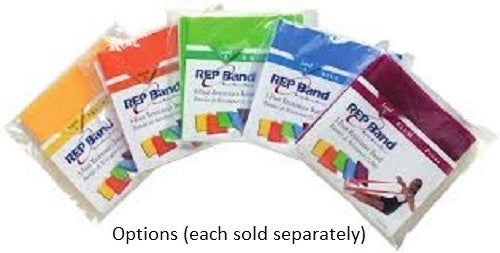 REP Band Resistance Exercise Bands, Latex-Free - Pre-Cut Lengths