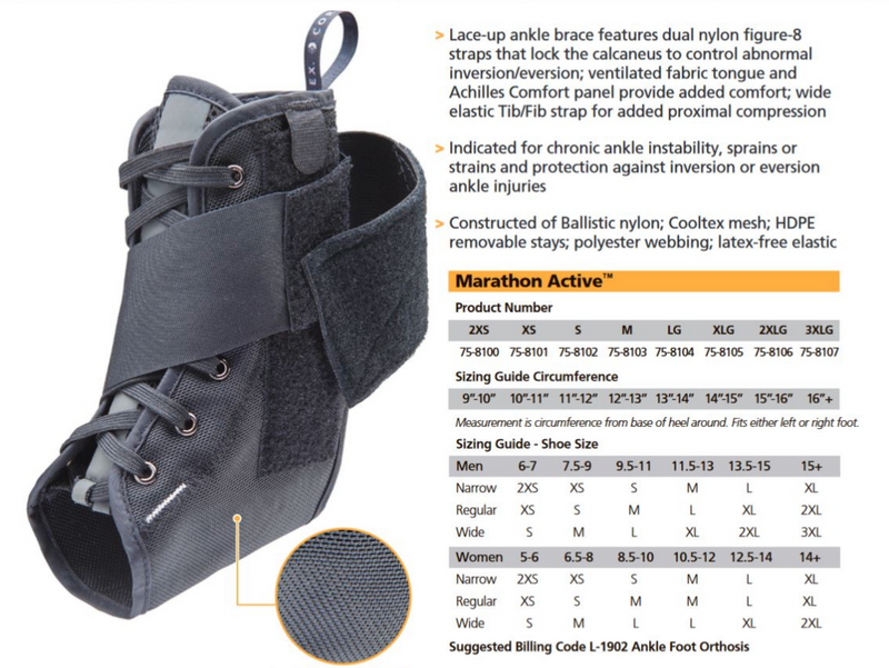 Load image into Gallery viewer, Corflex Marathon Active Lace Up Ankle Stabilizer
