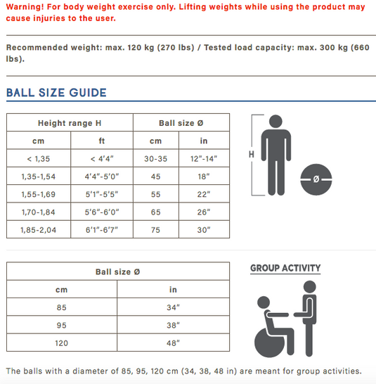 Gymnic Physio Exercise Balls