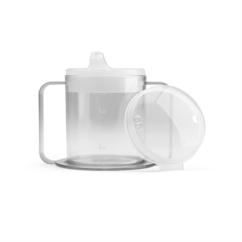 Load image into Gallery viewer, Providence Spillproof Independence 2-Handle Plastic Mug w/Lids
