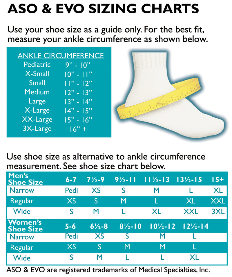 Load image into Gallery viewer, MedSpec ASO w/ Plastic Stays Ankle Stabilizer
