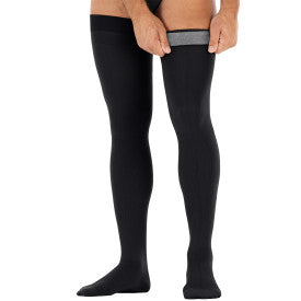 Load image into Gallery viewer, JOBST forMen Thigh High Compression Socks 20-30 mmHg - with Band - Closed Toe
