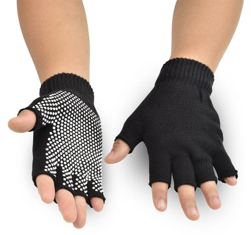 Silipos Gel Padded Yoga Gloves with No-Slip Grip and Cushion Support