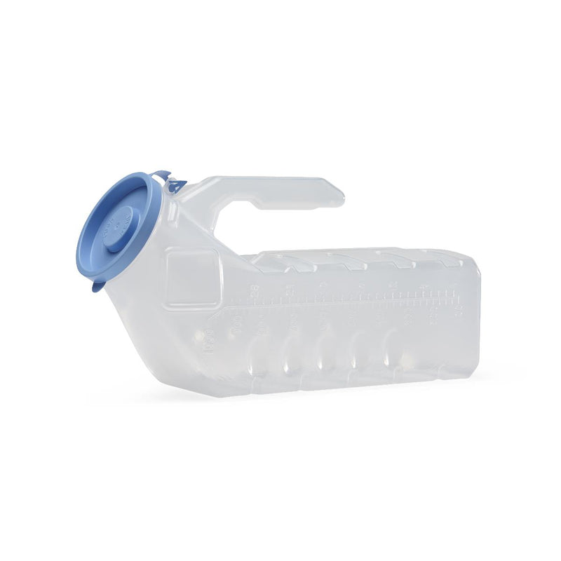 Load image into Gallery viewer, Male Autoclavable Urinal with Blue Lid
