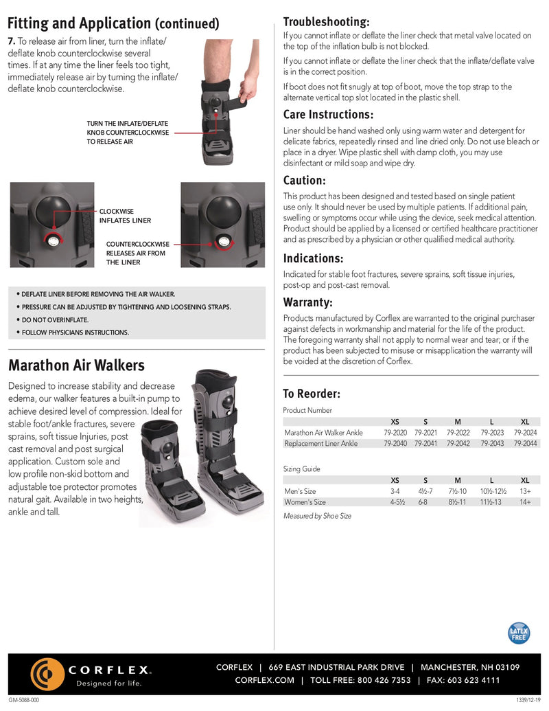 Load image into Gallery viewer, Corflex Marathon Air Walker Boot - Ankle

