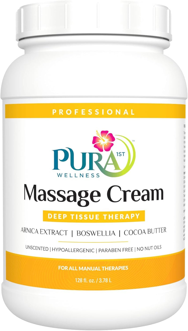 Load image into Gallery viewer, PURA 1ST WELLNESS Professional Deep Tissue Therapy Massage Cream, Unscented
