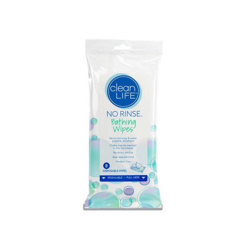 CleanLife No Rinse® Bathing Wipes