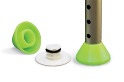 Load image into Gallery viewer, Walker Glides, Walker Glide Caps, Walker Slides, Rubber Tips, Green, 2 Count
