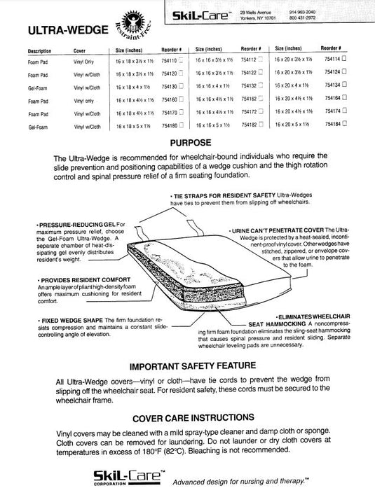 SkiL-Care Ultra Cushion Wedge