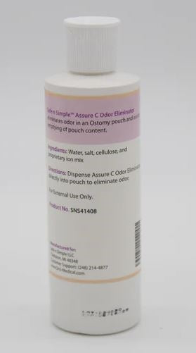Load image into Gallery viewer, Safe n&#39; Simple Assure C Odor Eliminator Clear Bottle
