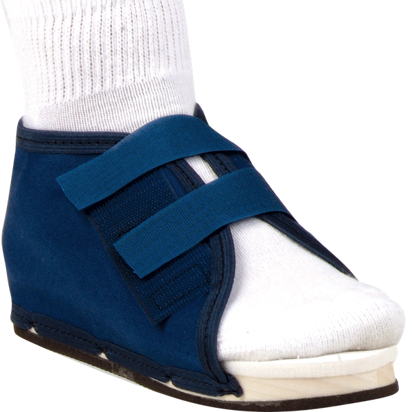 Load image into Gallery viewer, DeRoyal Canvas Wooden Post-Op Shoe
