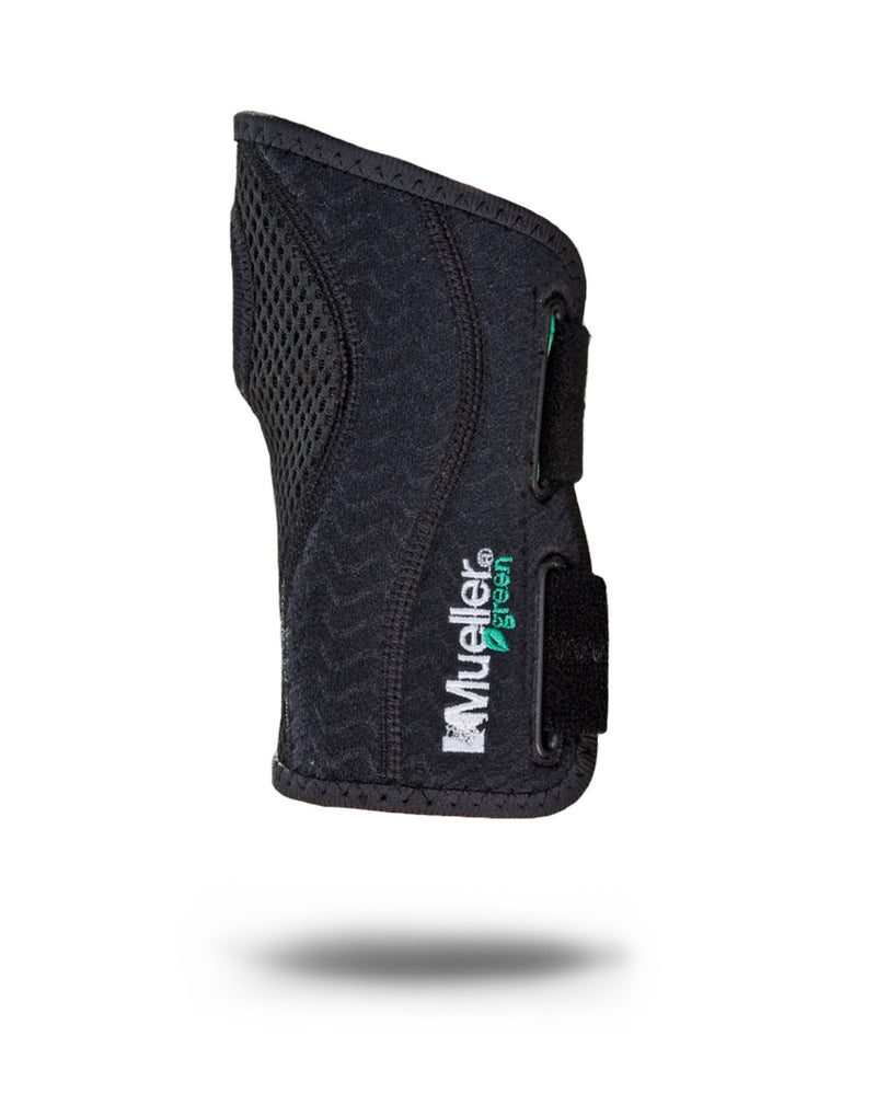 Load image into Gallery viewer, Mueller Fitted Wrist Brace Green Line - Fitted Wrist Brace
