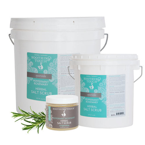Soothing Touch Peppermint Rosemary Herbal Salt Scrub, 20.5lb