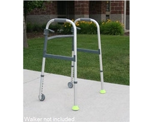 Load image into Gallery viewer, Walker Glides, Walker Glide Caps, Walker Slides, Rubber Tips, Green, 2 Count
