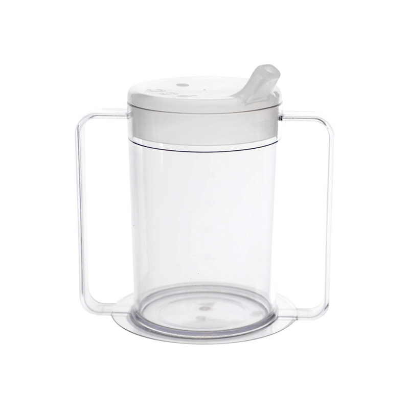 Load image into Gallery viewer, Providence Spillproof Independence 2-Handle Plastic Mug w/Lids

