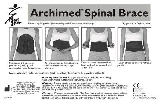 Archimed® 637 Spinal Brace