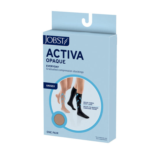 JOBST Activa Opaque 20-30 Knee High, Close Toe