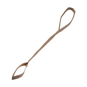 Load image into Gallery viewer, DMI Leg Lifter Strap, 32 Inches, Beige with Foot Loop and Hand Grip, Adult 32in
